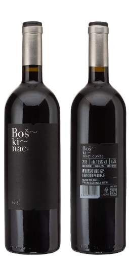 Picture of *BOŠKINAC CAB.SAUV.&MERLOT 0.75L VRH SUHO 2020. -6/1-
