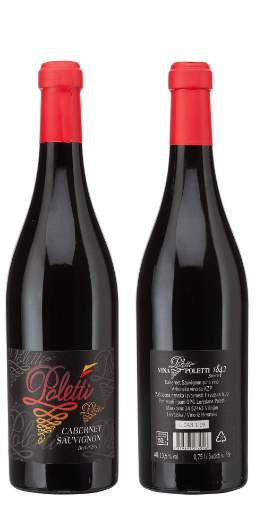 Picture of *CABERNET SAUVIGNON POLETTI 0.75L VRH SUHO 2018 -12/1-