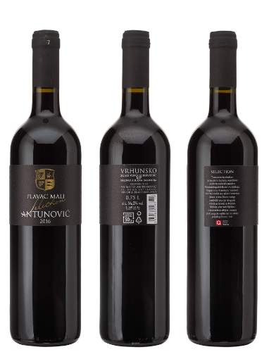 Picture of *PLAVAC MALI SELEKCIJA ANTUNOVIĆ 0.75L VRH SUHO 2022 -6/1-