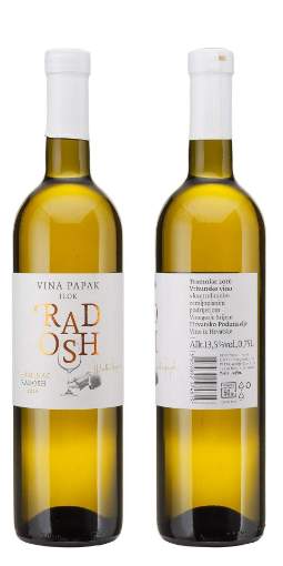 Picture of *TRAMINAC RADOSH PAPAK 0.75L VRH SUHO 2023