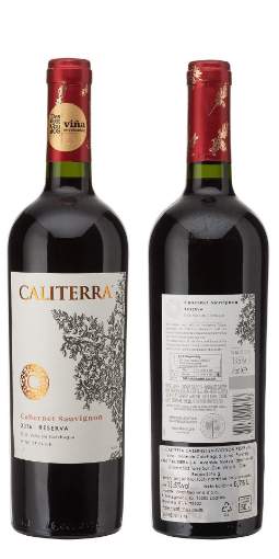 Picture of *CABERNET SAUVIGNON CALITERRA 0.75L RESERVA ZP SUHO 2022 -6/1-