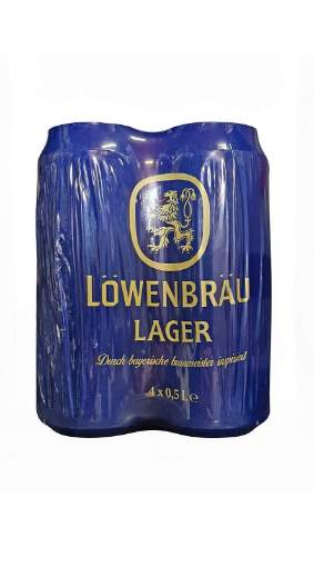 Picture of N-*PIVO LOWENBRAU 0.50L 4-PACK -6/1-  LIMENKA