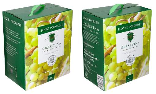 Picture of GRAŠEVINA ILOK BAG IN BOX 3L KV SUHO 2022 -6/1-