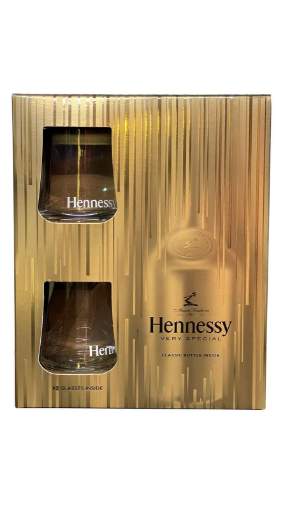 Picture of N-*COGNAC HENNESSY 0.70L V.S. + 2 ČAŠE