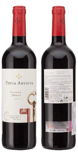 Picture of *MERLOT FINCA ANTIGUA LA MANCHA 0.75L ZOI SUHO 2022 -6/1-
