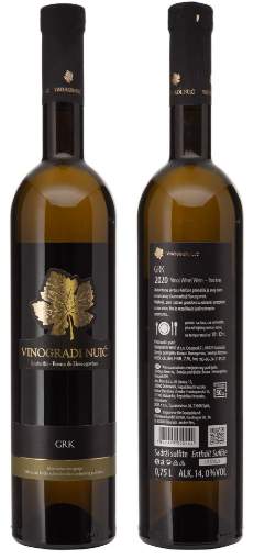 Picture of *GRK NUIĆ 0.75L VRH. BIJELO 2024.   -6/1-