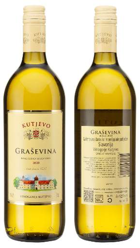 Picture of N-*GRAŠEVINA KUTJEVO 1.00L 12,5% KZP SUHO 2025 -6/1-