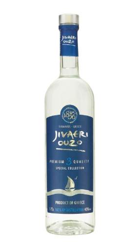 Picture of *OUZO JIVAERI PREMIUM TRIPLE DISTILLED KATSAROS 0,7L 40% -12/1-