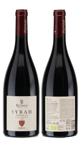 Picture of *SYRAH RIZMAN 0.75L ZOI SUHO 2021