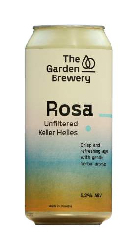 Picture of N-*PIVO GARDEN 0.44L ROSA -24/1-  5.2%ALC UNFILTERED KELLER HELLES LIMENKA