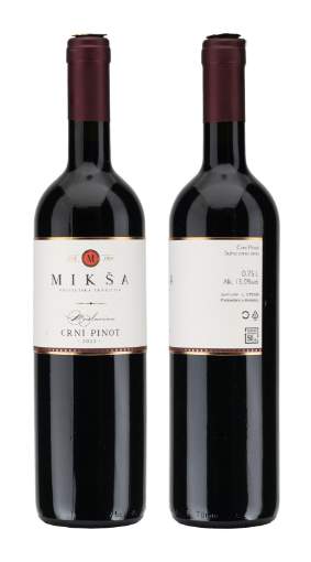 Picture of *PINOT CRNI MIKŠA 0.75L KZP SUHO 2022