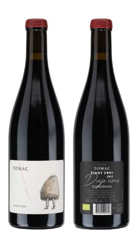 Picture of *PINOT CRNI DVIJE ZIME TOMAC 0.75L SUHO 2022