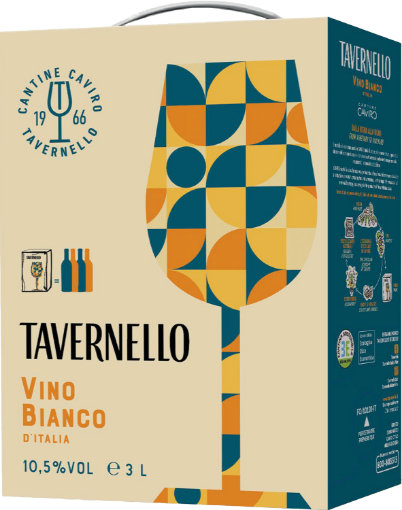 Picture of WHITE TAVERNELLO 3L BIB 4/1