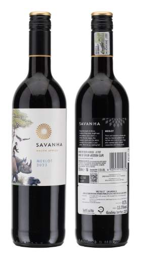 Picture of *MERLOT SPIER SAVANHA 0.75L ZP SUHO 2023.