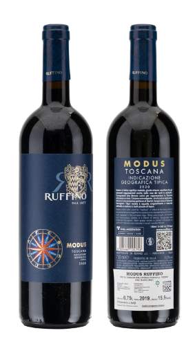 Picture of *MODUS RUFFINO 0.75L IGT (SANGIOVESE+CS+MERLOT)  ZP SUHO 2019 -6/1-