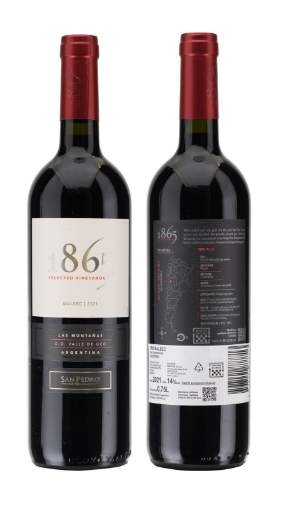 Picture of *MALBEC 1865 RESERVA 0.75L SAN PEDRO ZP SUHO 2020 -6/1-