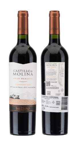 Picture of *CARMENERE CASTILLO DE MOLINA 0.75L ZP SUHO 2020 -6/1-