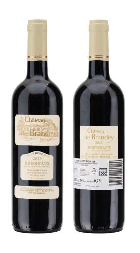 Picture of *CHATEAU BRANDEY BORDEAUX 0.75L ROUGE CAZES ZOI SUHO 2020 -12/1-