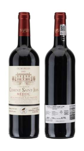 Picture of *CHATEAU CLEMENT ST JEAN MEDOC 0.75L ZOI SUHO 2020. -12/1-