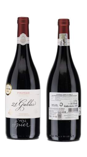 Picture of *PINOTAGE 21 GABLES 0.75L SPIER ZP SUHO 2018 -6/1-