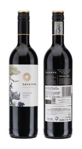 Picture of *PINOTAGE/SHIRAZ SAVANHA SPIER 0.75L ZP SUHO 2023. -6/1-