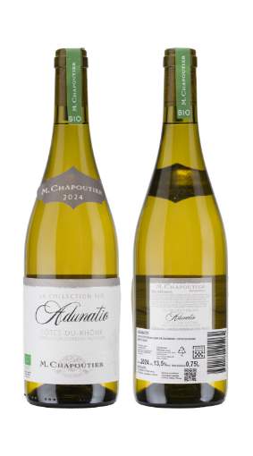 Picture of *ADUNATIO BLANC BIO 0,75L 2021. CHAPOUTIER