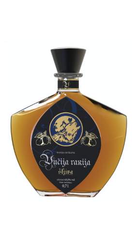 Picture of *RAKIJA ŠLJIVOVICA VUČIJA  0,7L SIMEX ALK.43% -4/1-