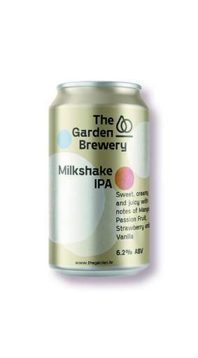 Picture of *PIVO GARDEN 0.33L MILKSHAKE IPA -24/1-  6.2%ALC LIMENKA