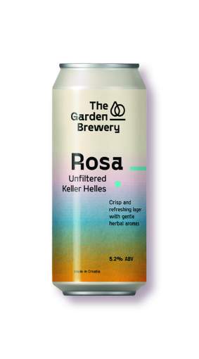 Picture of N-*PIVO GARDEN 0.44L ROSA -24/1-  5.2%ALC UNFILTERED KELLER HELLES LIMENKA