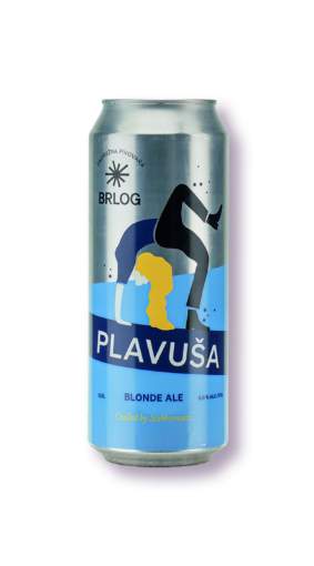 Picture of *PIVO BRLOG 0.50L PLAVUŠA -24/1- 5%ALC BLONDE ALE LIM
