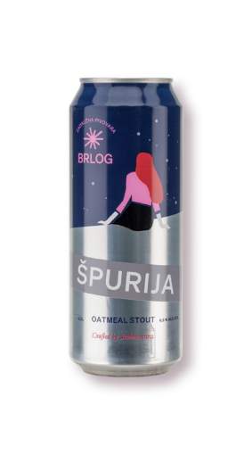 Picture of *PIVO BRLOG 0.50L ŠPURIJA -24/1- 6,5%ALC STOUT LIM
