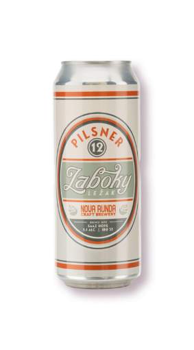 Picture of *PIVO NOVA RUNDA 0.50L ZABOKY LEŽAK -24/1-  5.1% ALC PILSNER