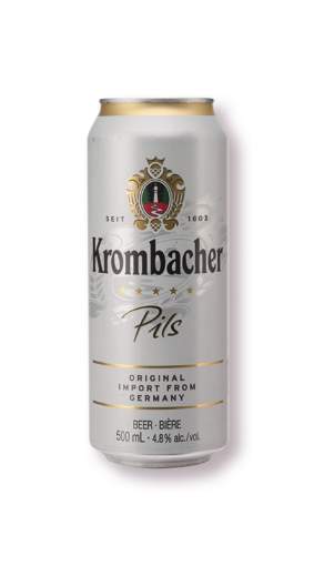 Picture of *PIVO KROMBACHER 0.50L PILS -24/1-  4.8%ALC LIMENKA