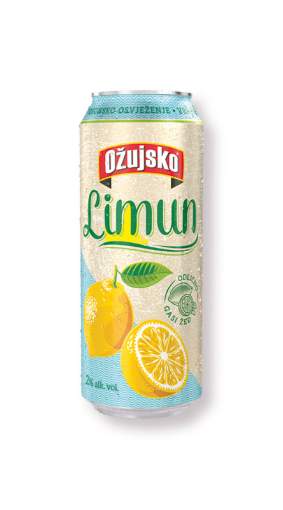 Picture of N-*PIVO OŽUJSKO 0.50L LIMUN -24/1-  LIMENKA