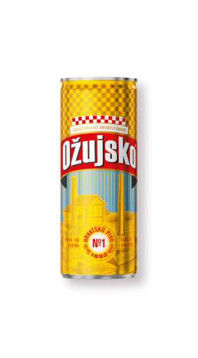 Picture of N-*PIVO OŽUJSKO 0.33L SLEEK -24/1-  LIMENKA