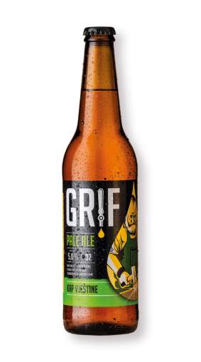 Picture of N-*PIVO GRIF 0.50L PALE ALE -15/1-  5%ALC BOCA