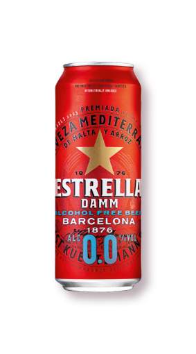 Picture of *PIVO ESTRELLA FREE DAMM 0.50L 0.0%ALC -24/1-  LIMENKA
