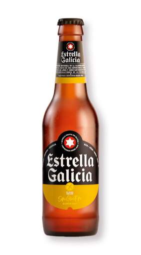 Picture of *PIVO ESTRELLA GALICIA 0.33L GLUTEN FREE -24/1-  5.5%ALC