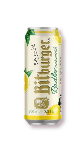 Picture of *PIVO BITBURGER 0.50L RADLER -24/1-  1.9%ALC LIMENKA