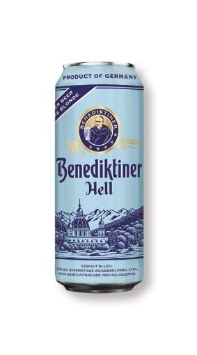 Picture of *PIVO BENEDIKTINER 0.50L HELL -24/1-  5%ALC LIMENKA