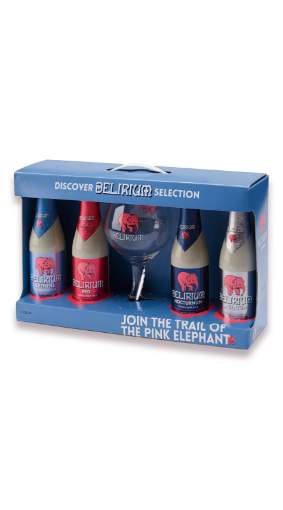 Picture of *PIVO DELIRIUM 0.33L*4 DISCOVER MIX + ČAŠA -6/1-