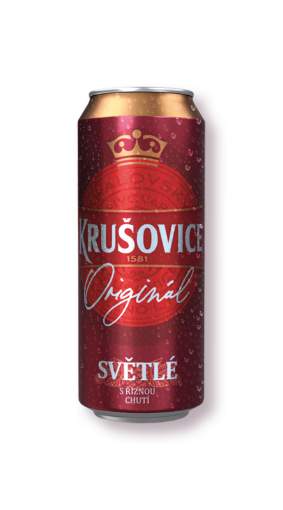 Picture of N-*PIVO KRUŠOVICE 0.50L -24/1-  LIMENKA