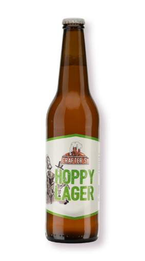Picture of *PIVO CRAFTER'S HOPPY LAGER 0.50L -20/1-  5%ALC LAGER BOCA