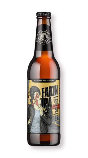 Picture of *PIVO MEDVEDGRAD 0.50L FAKIN IPA -20/1-  6.5%ALC IPA