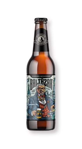 Picture of *PIVO MEDVEDGRAD 0.33L BALTAZAR -24/1-  5%ALC HOPPY LAGER