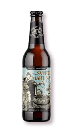 Picture of N-*PIVO MEDVEDGRAD 0.33L SVETI MARTIN -24/1-  10.3%ALC BARLEYWINE