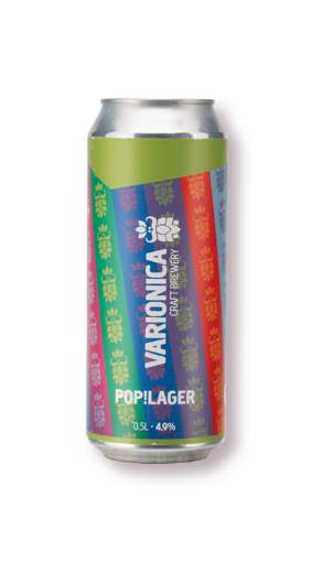 Picture of *PIVO VARIONICA 0.50L POP ! LAGER -24/1-  4.9%ALC LIMENKA