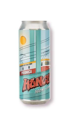 Picture of *PIVO PIVIONICA 0.50L HUNCUT HOPPY LAGER -20/1- LIMENKA