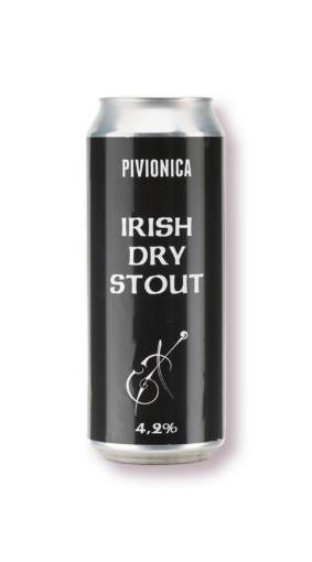 Picture of *PIVO PIVIONICA 0.50L IRISH DRY STOUT -20/1-  4.2%ALC LIMENKA