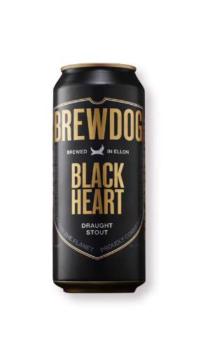 Picture of *PIVO BREWDOG 0.44L BLACK HEART -10/1- DRAUGHT STOUT LIM